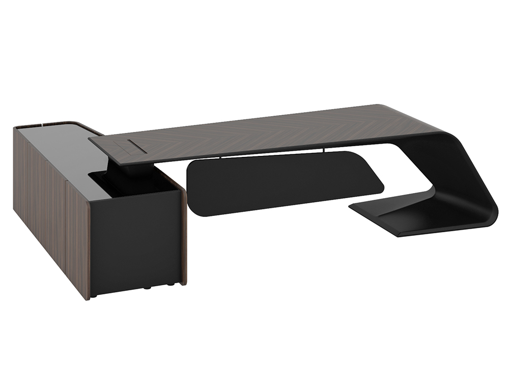 Стол письменный Bugatti BJD-2822W-R 2,86м. правый BJD-2822W-R*