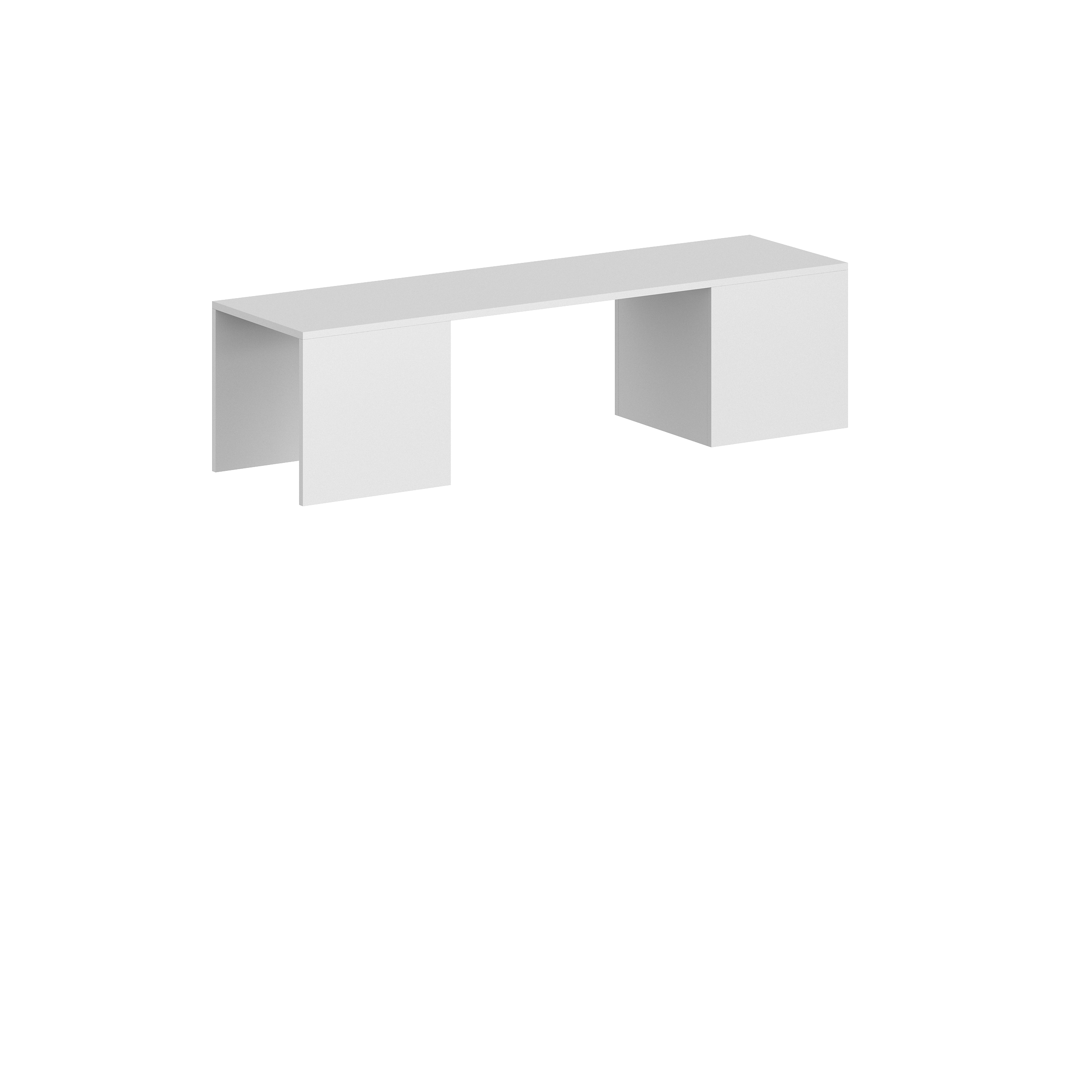 Надстройка на шкаф-купе низкий 1438х400х375 SG.722.WH