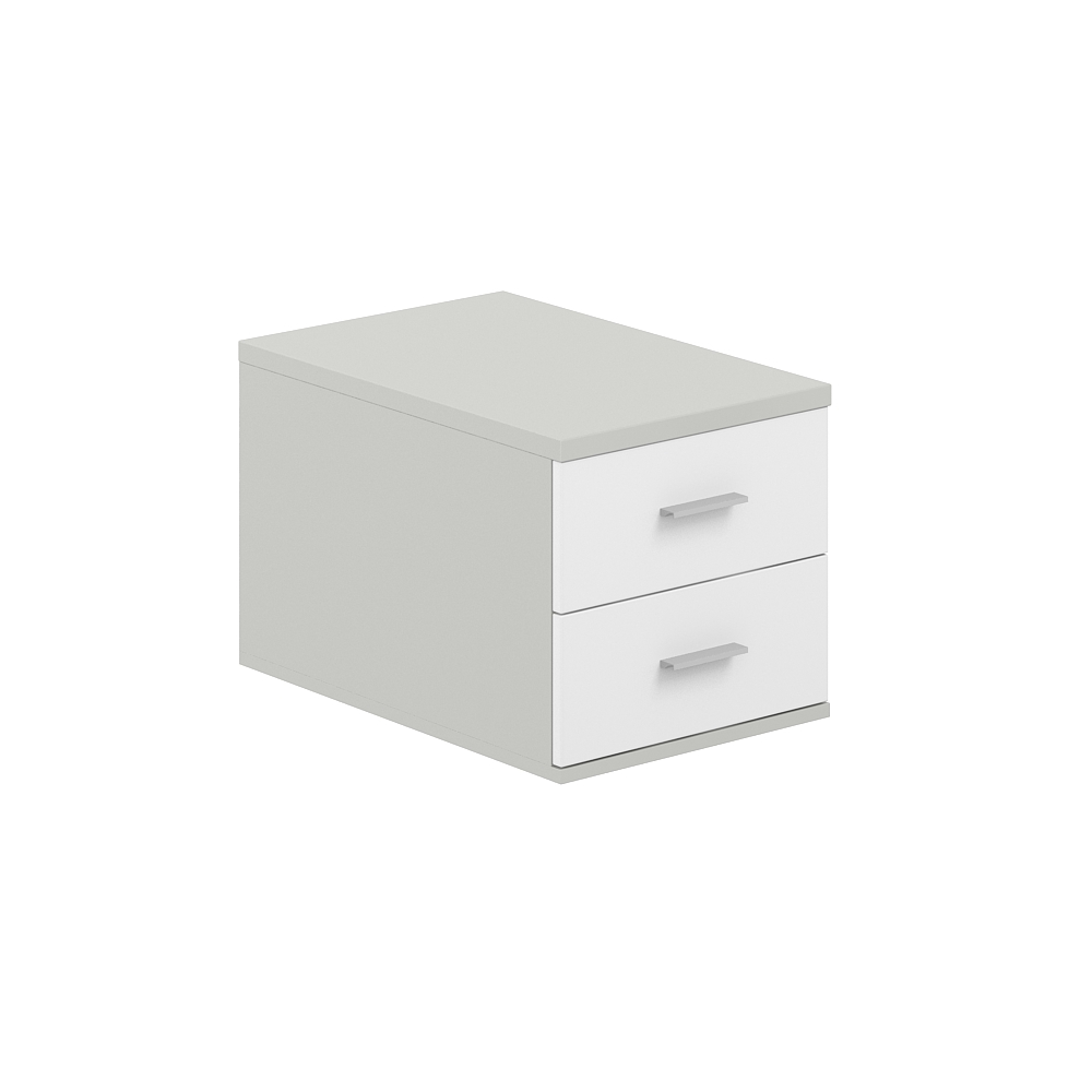 Подвесная тумба с 2 ящ., 800, 400х616х342 SG.538.SH.WH