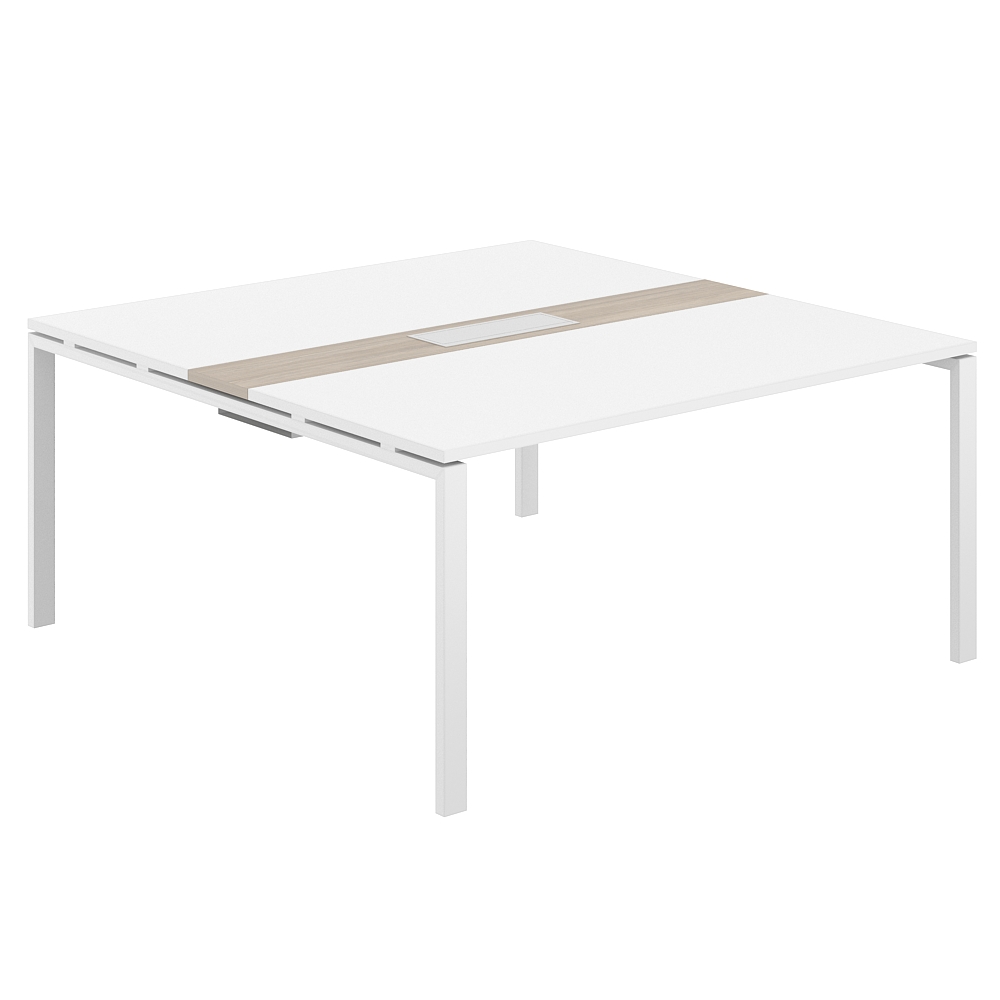 Стол переговорный комбинированный 1600х1638х750 МК60х30 SG.283.WH.63.WH.OD