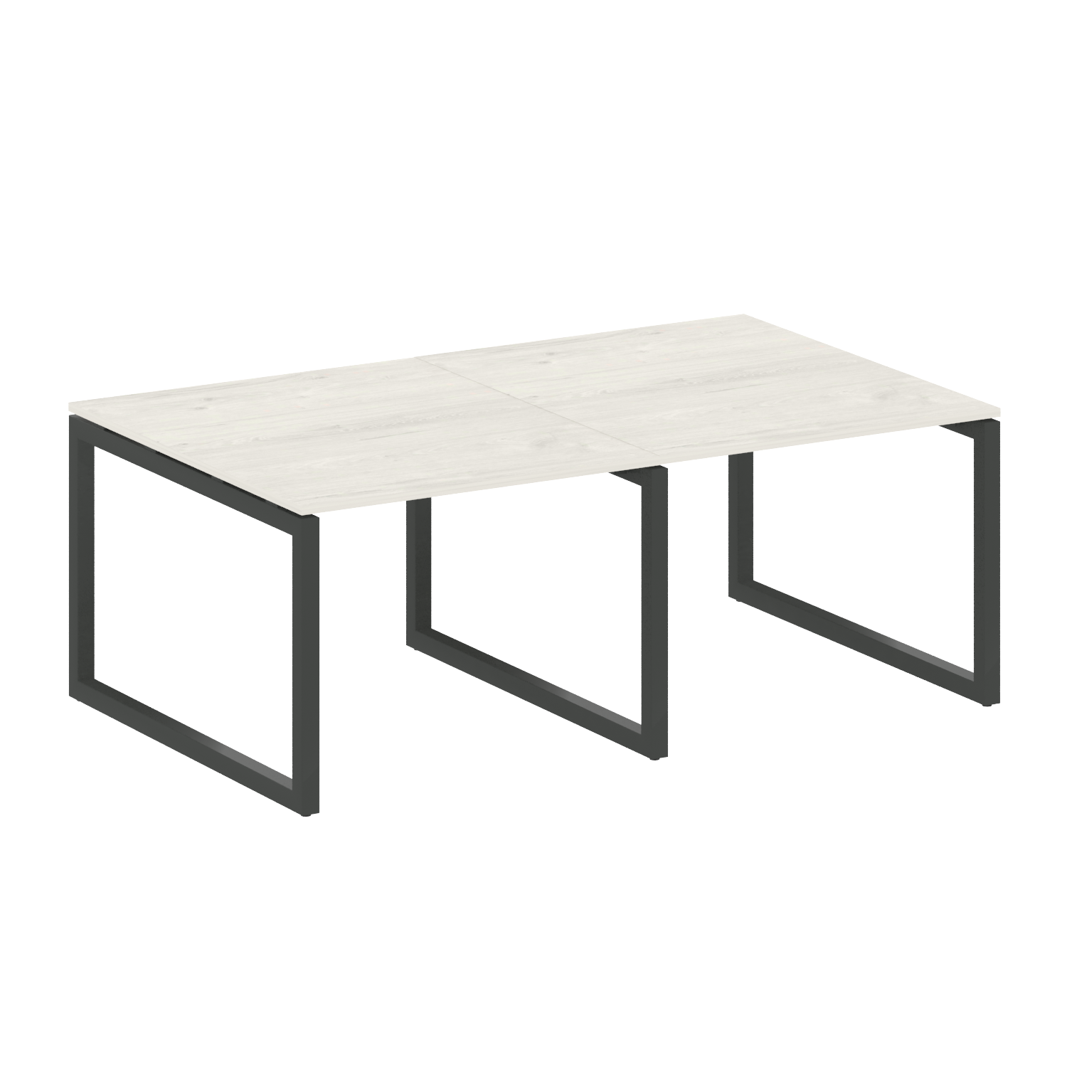 Metal System Quattro Переговорный стол (2 столешницы) на О-образном м/к 50БО.ПРГ-2.1