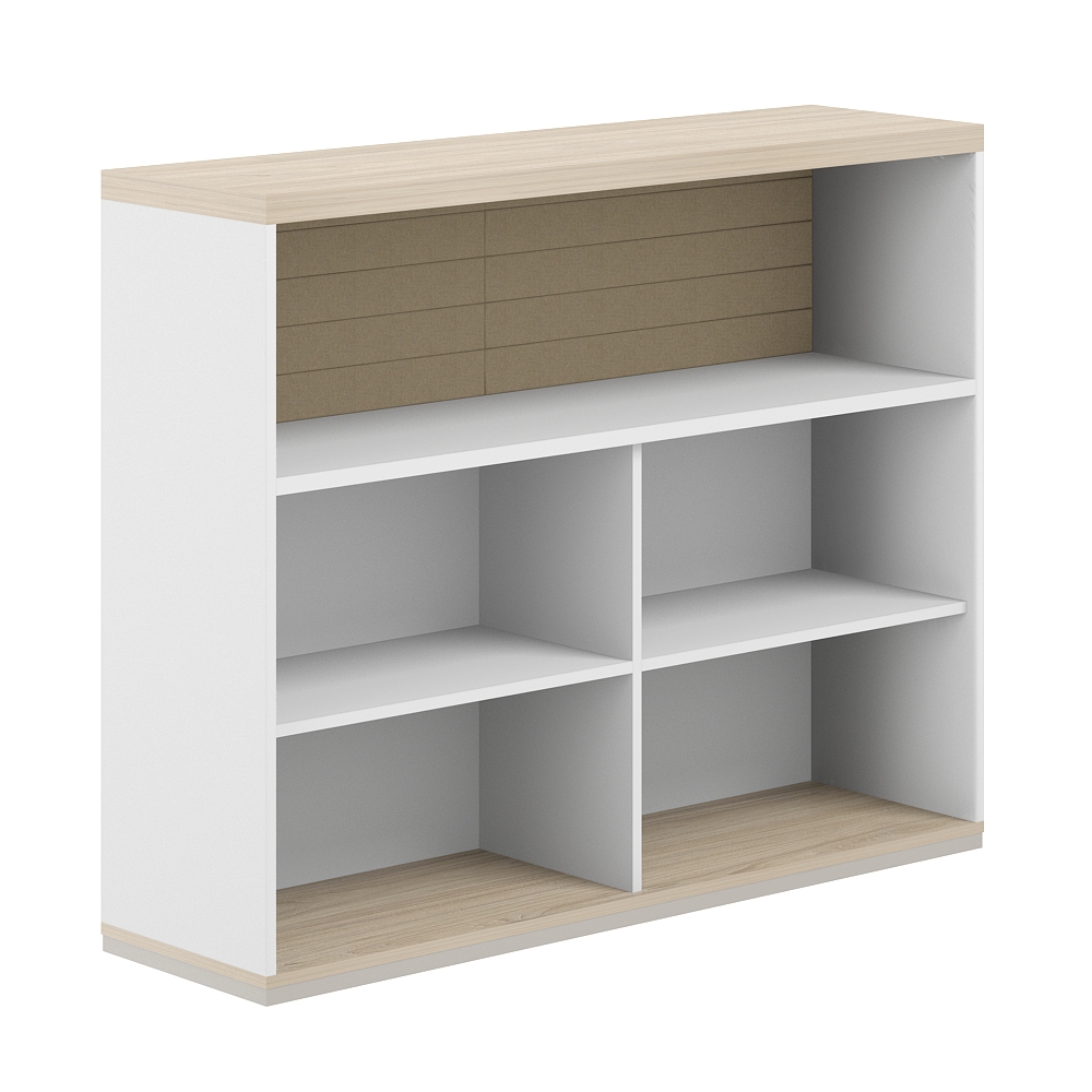 Стеллаж-комбо 1-стор. 1238 с топом, с экраном тканевым высоким AG.251.302.661.BG