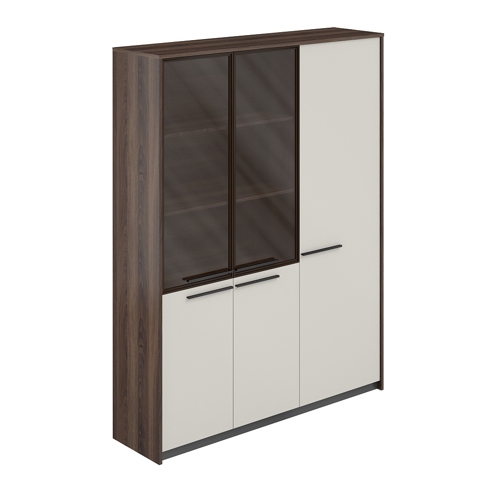 Шкафы высокие: широкий комбинированный со стеклом и узкий, 1540х410х1994 RF.505.DA.CHBZ.PG.R