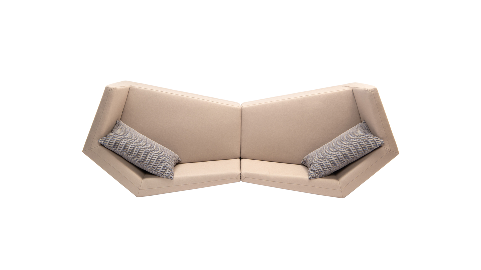 Модульный диван двухместный Element