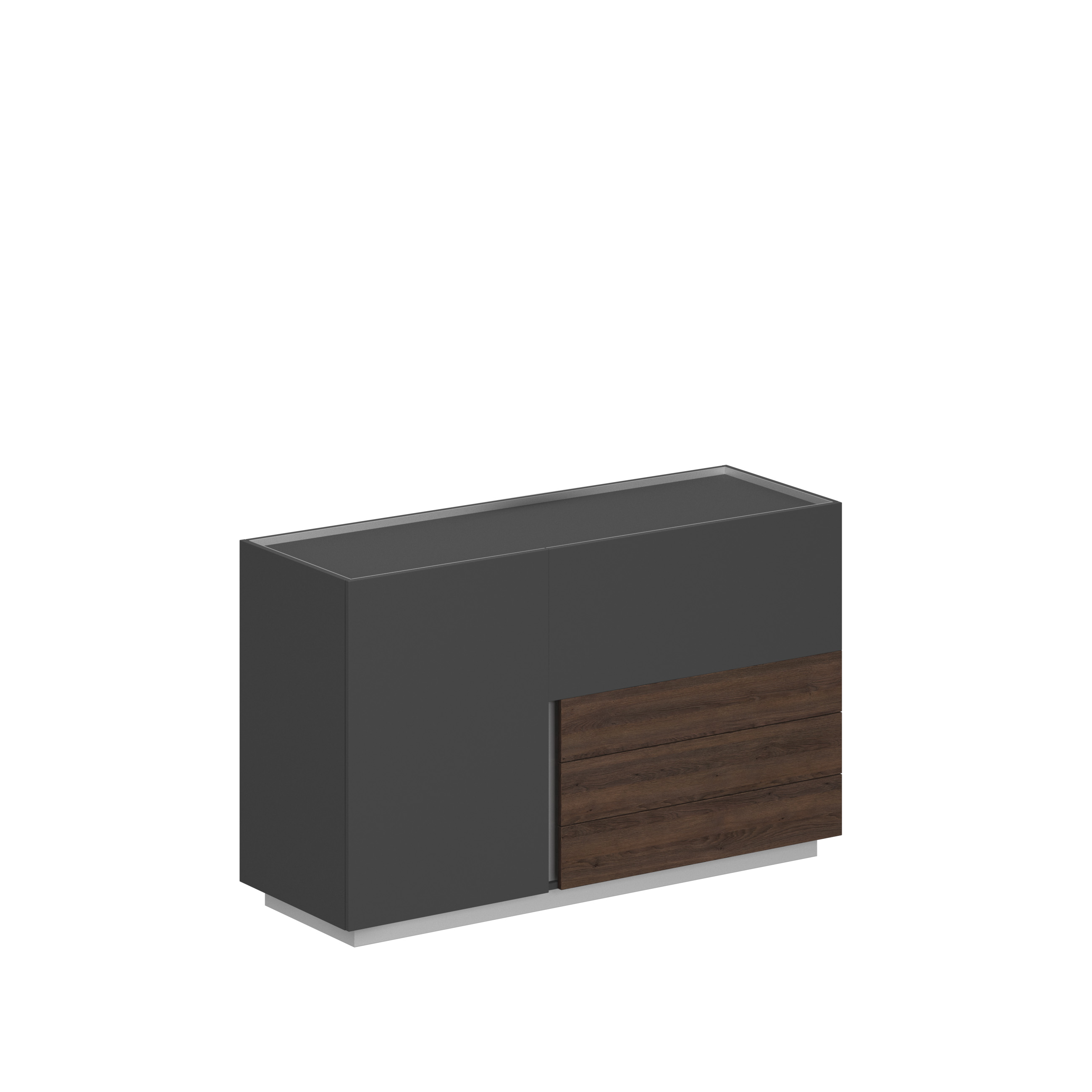 Шкаф 1600x550x975, правый OL-20-14.OS.OS.DT.R