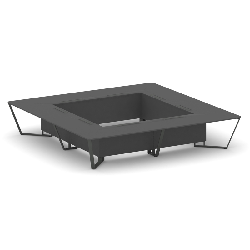 Steel Meet Стол переговорный квадратный KDK-PR.B.SP-20K2