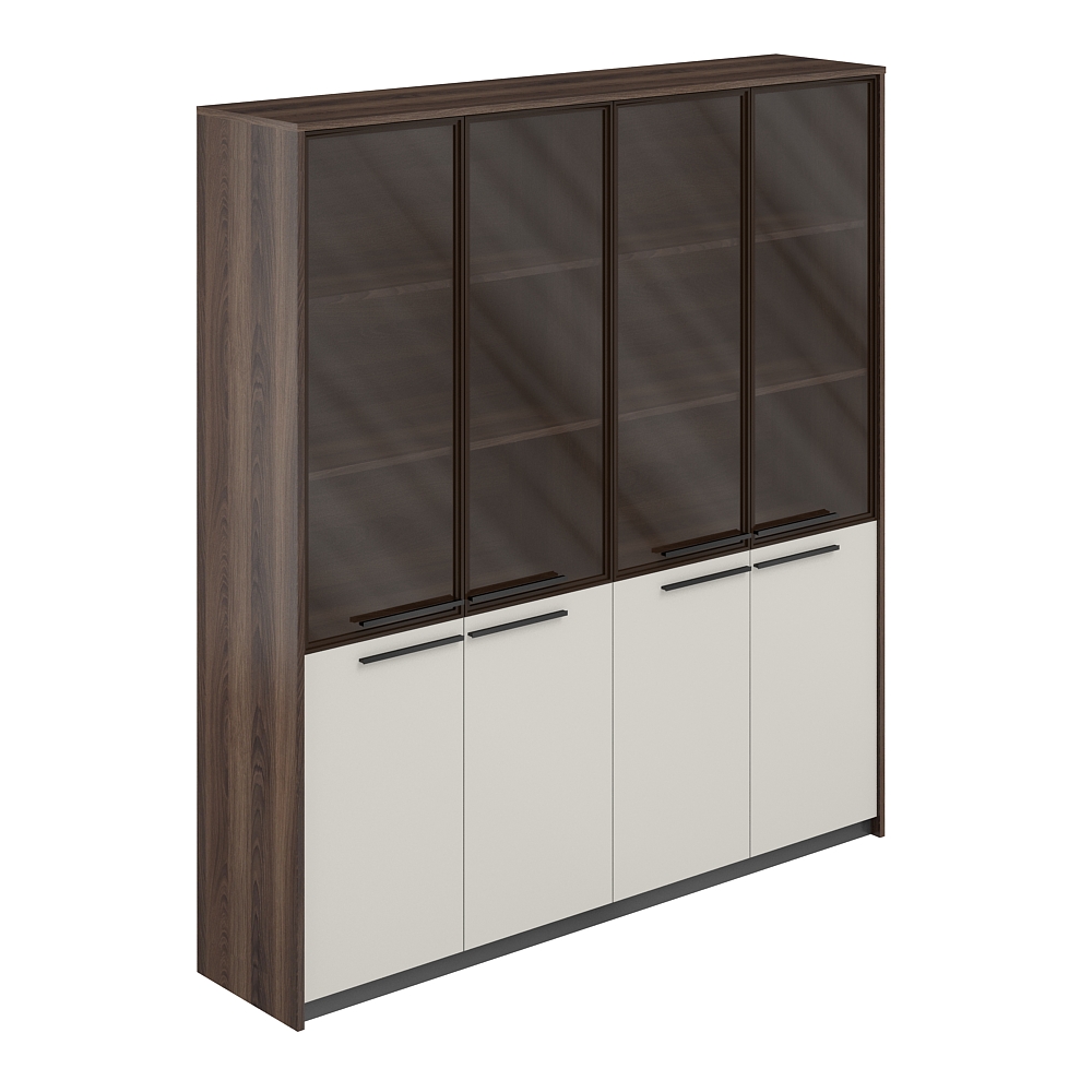 Шкаф высокий комбинированный со стеклом (2 шт), 1840х410х1994 RF.507.DA.CHBZ.PG