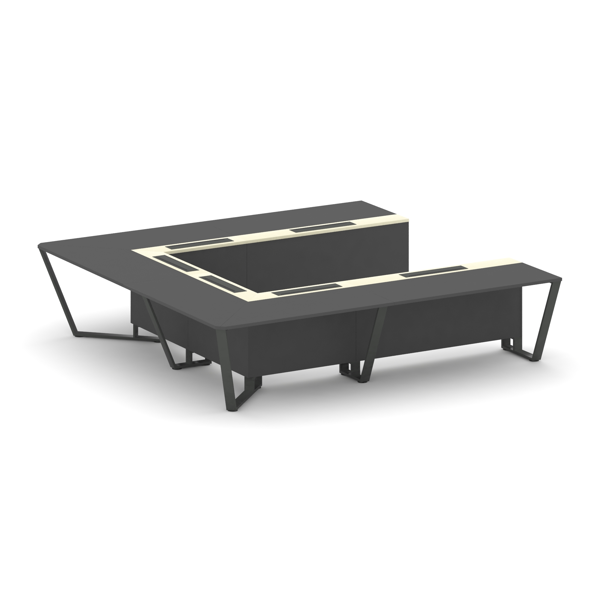 Steel Meet Стол переговорный П-образный KM-PR.B.SP-11P