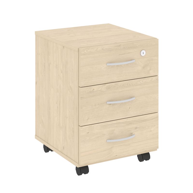 Nova S Тумба подкатная (3 ящика, с замком) В.ТМ-3