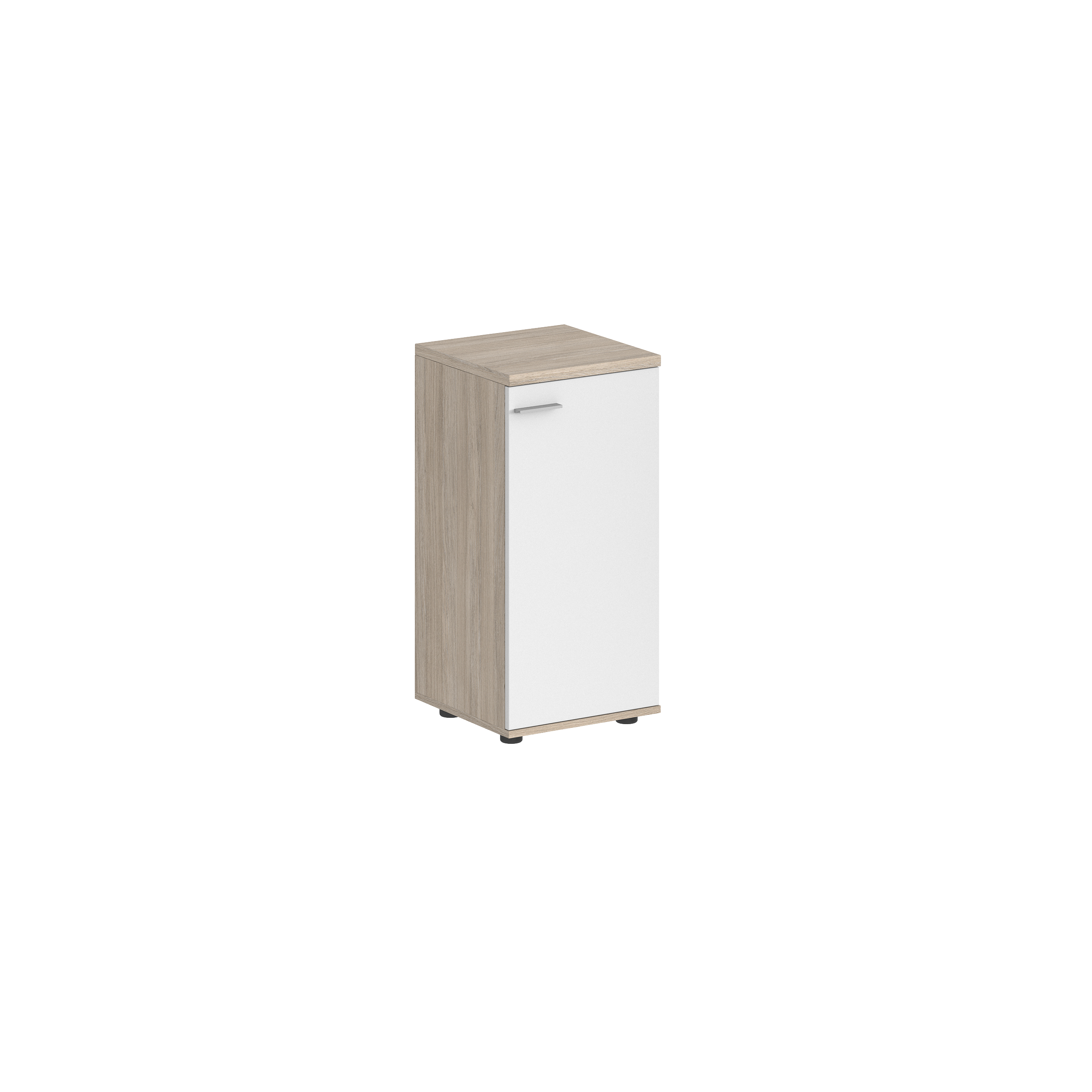 Шкаф низкий 400х400х825, 1 дв., з.ст ЛДСП, правый SG.816.OL.WH.R