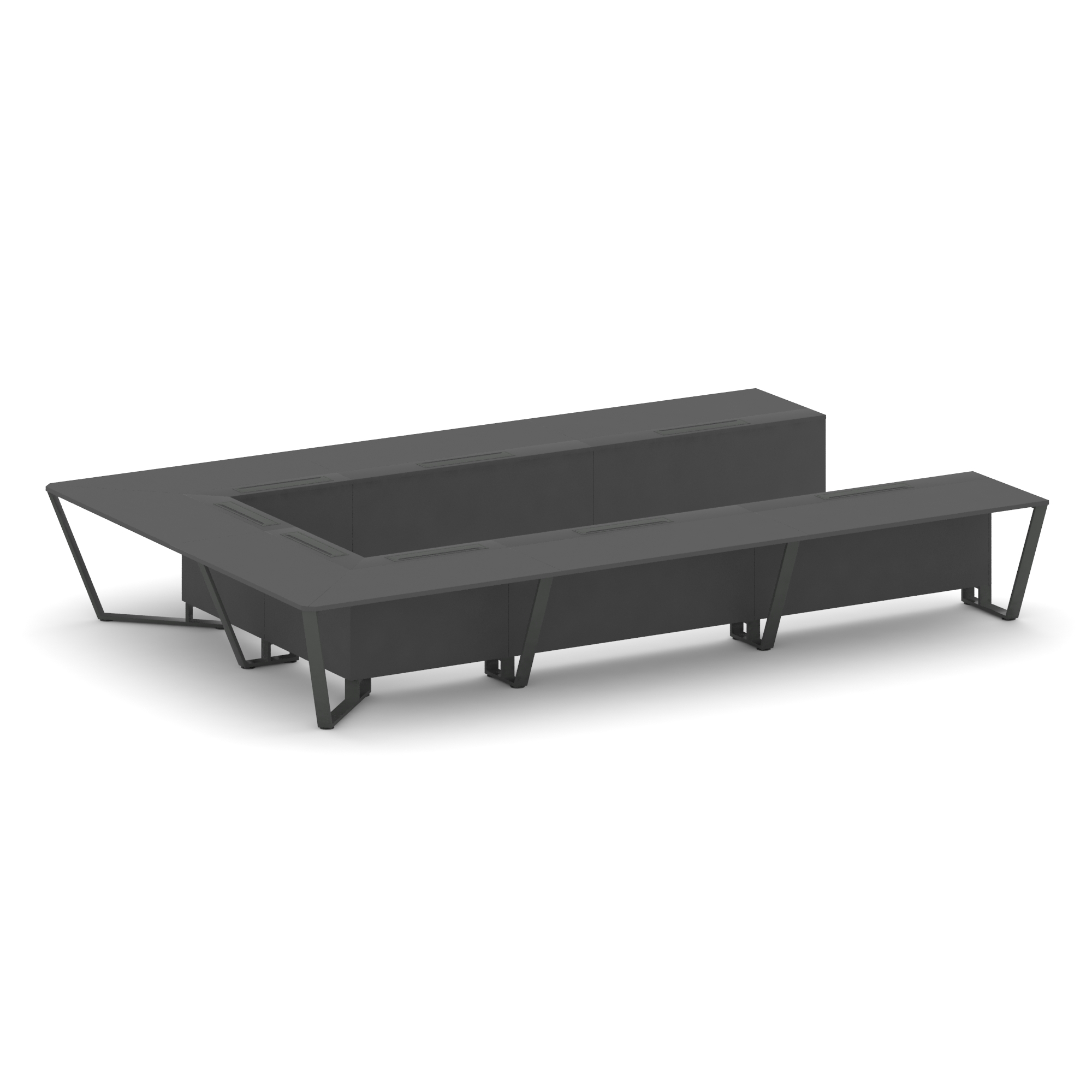 Steel Meet Стол переговорный П-образный KD-PR.B.SP-15P