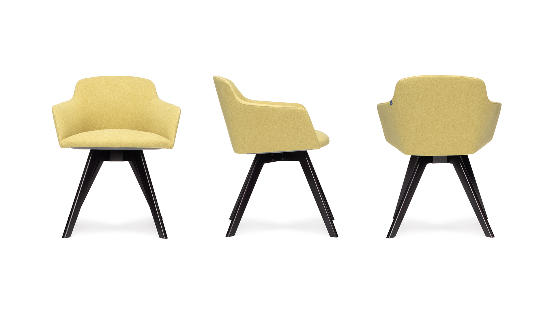 Кресло Light на деревянной опоре