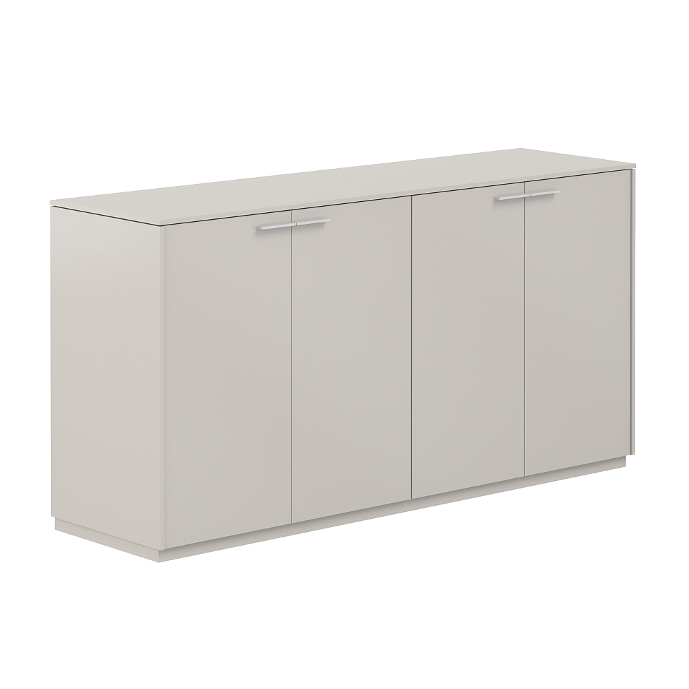 Шкаф низкий - 2шт., обвязка GS, фасады GS NZ-0314+NZ-0314.GS.GS