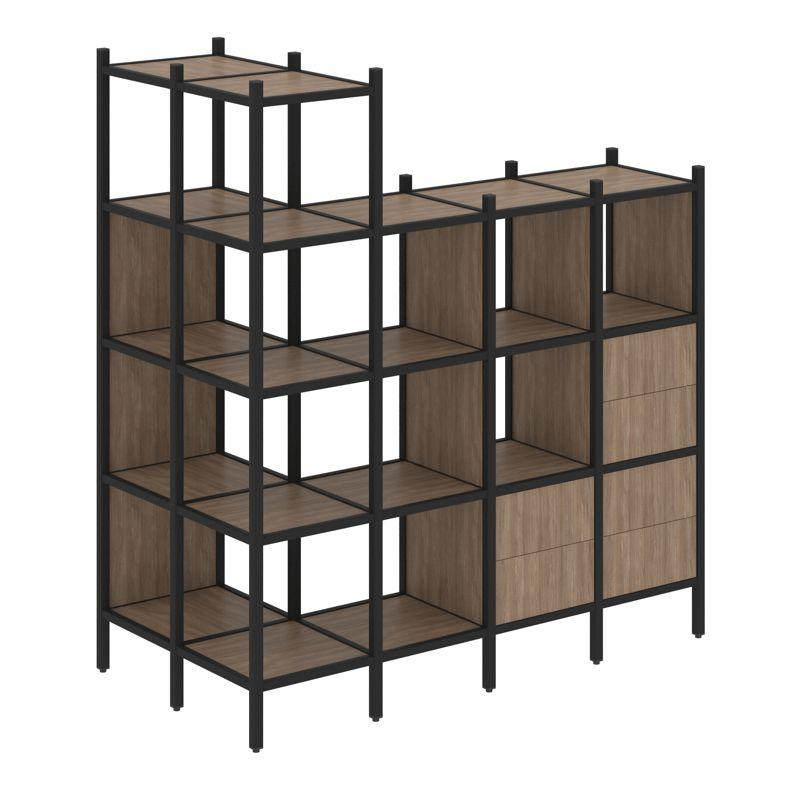 Loft Угловой внешний стеллаж наборный VR.L-57