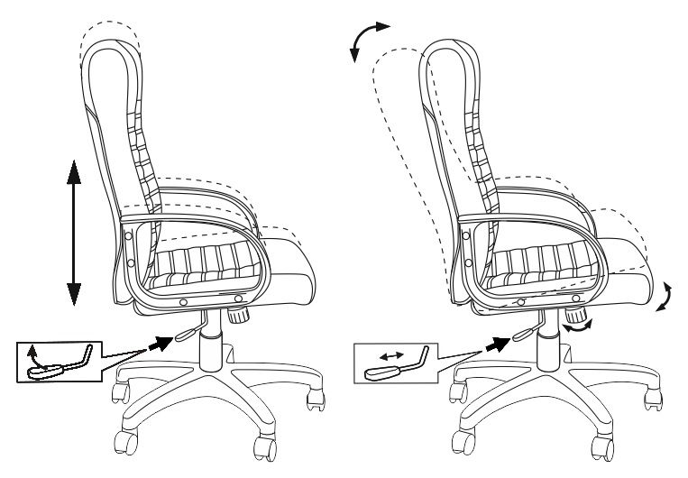 Кресло руководителя Бюрократ KB-10LITE