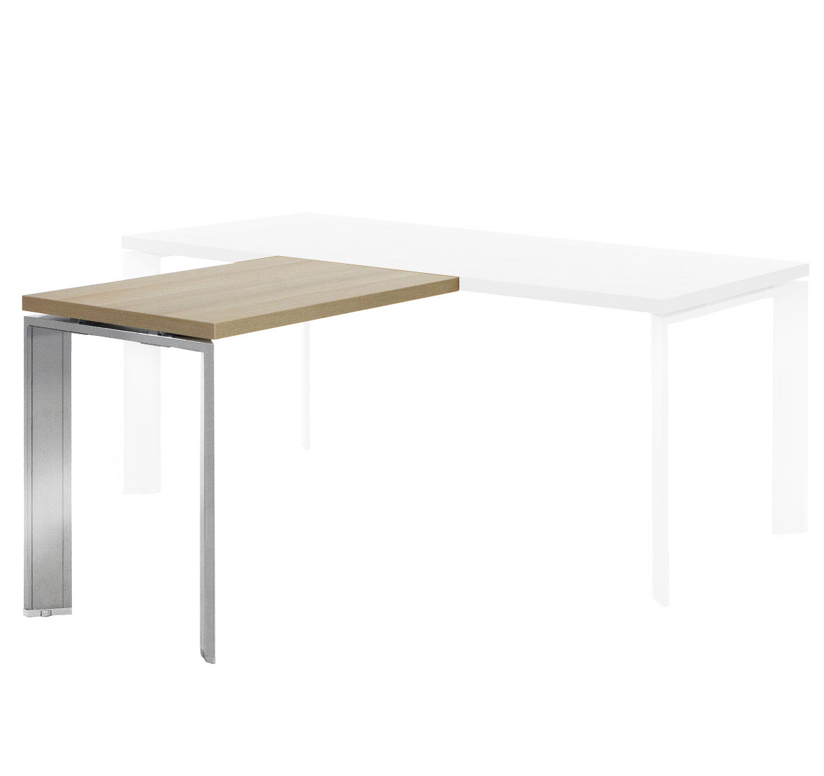 ДУБ СВЕТЛЫЙ/ХРОМ