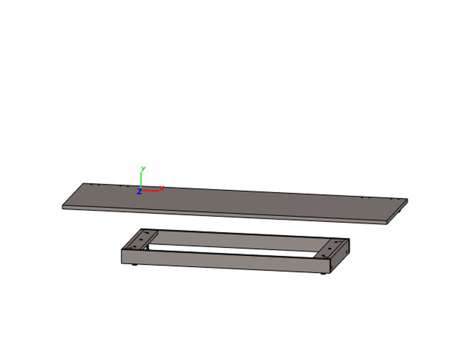 Декоративный топ 1400 и цоколь 900 (складская) JNO410.U727