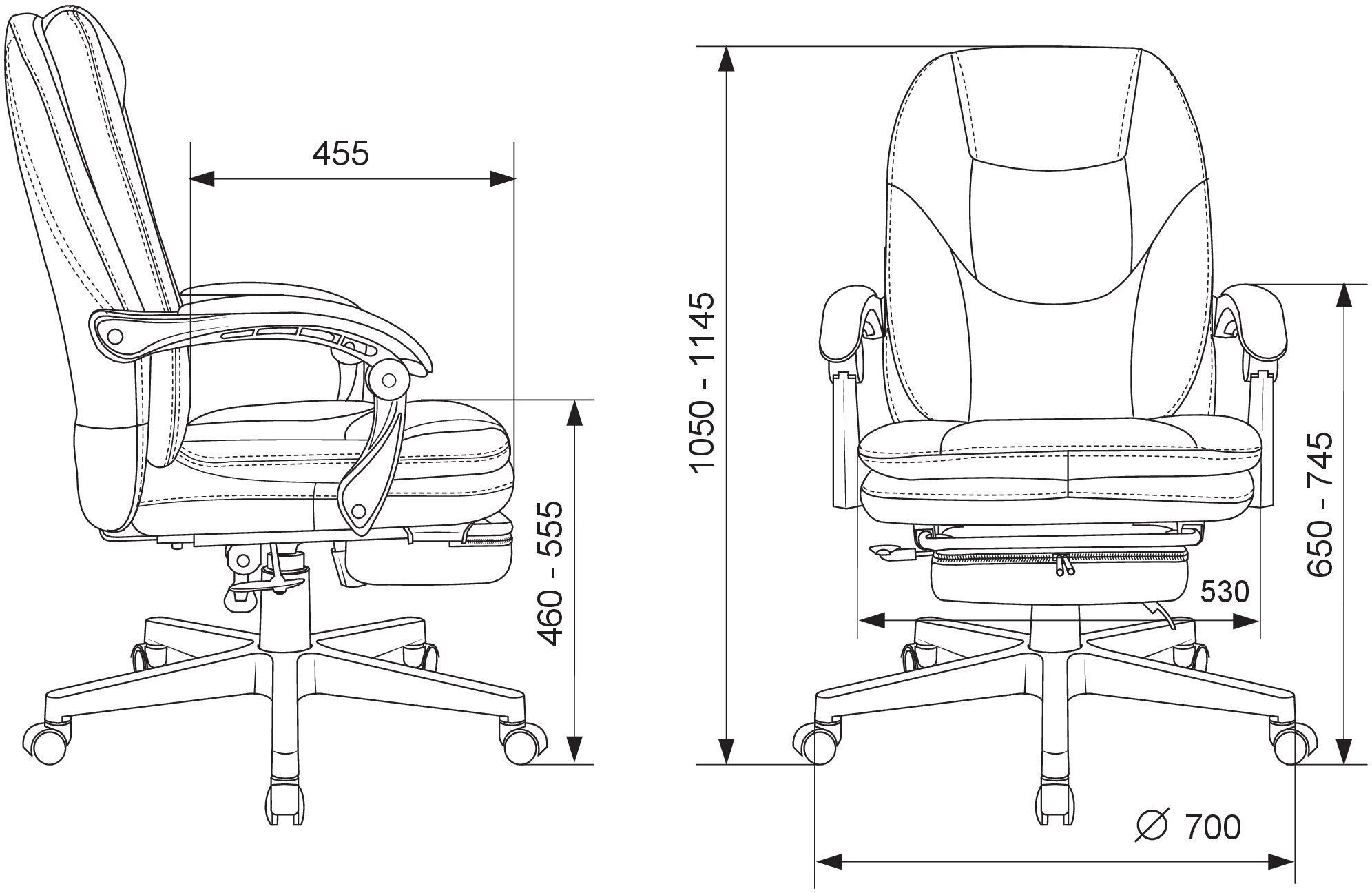 Кресло руководителя Бюрократ CH-868N-F