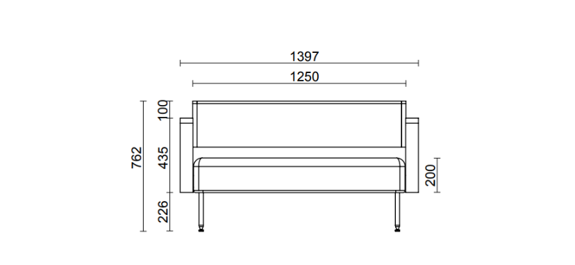 Диван Dapper Dapper two-seater