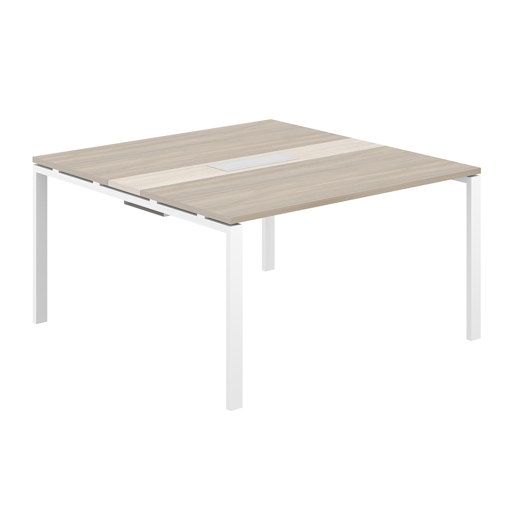 Стол переговорный комбинированный 1400х1438х750 МК60х30 SG.282.OD.63.WH.OL