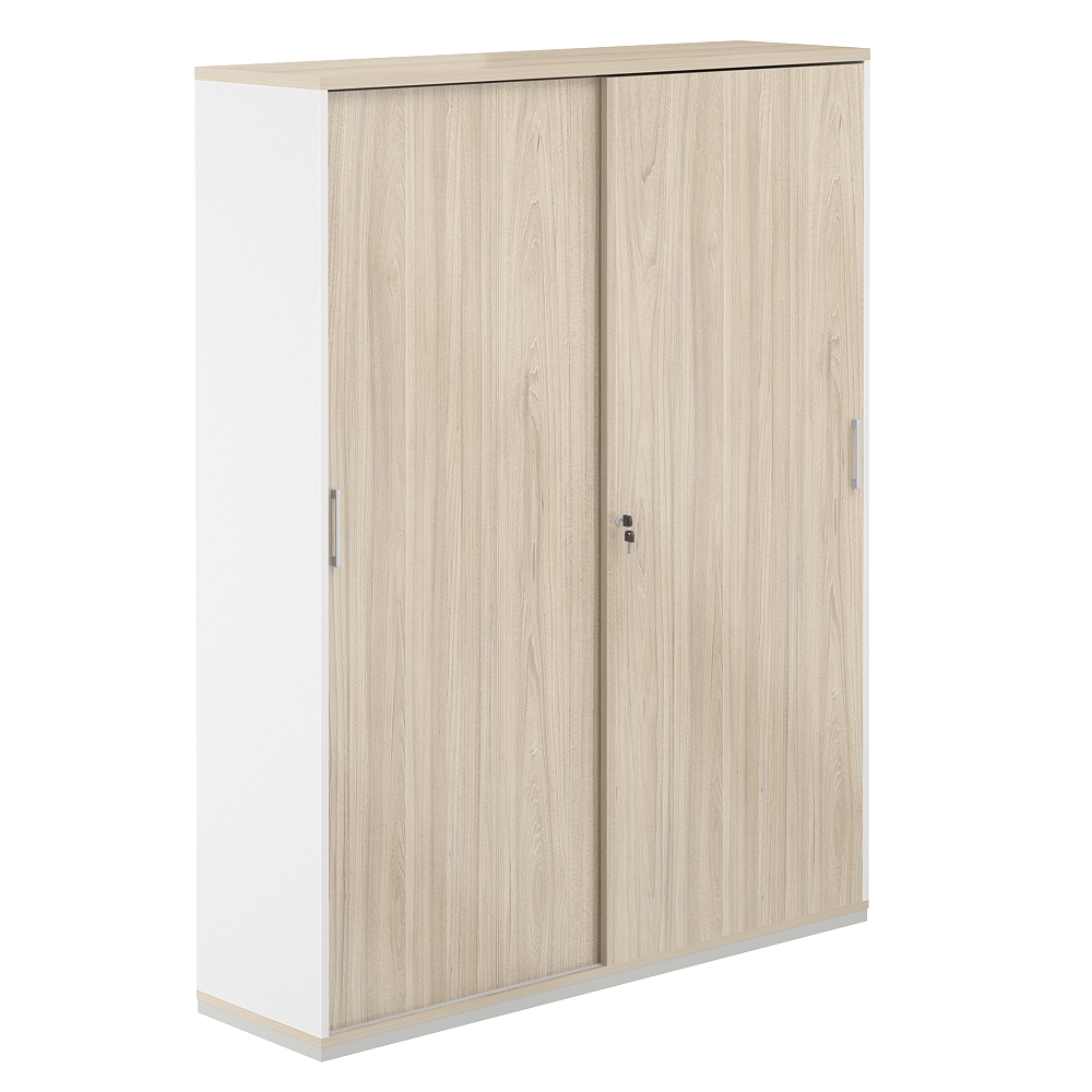 Шкаф-купе 5 ур. 1438х400х1833 AG.247.WH.AR.AR