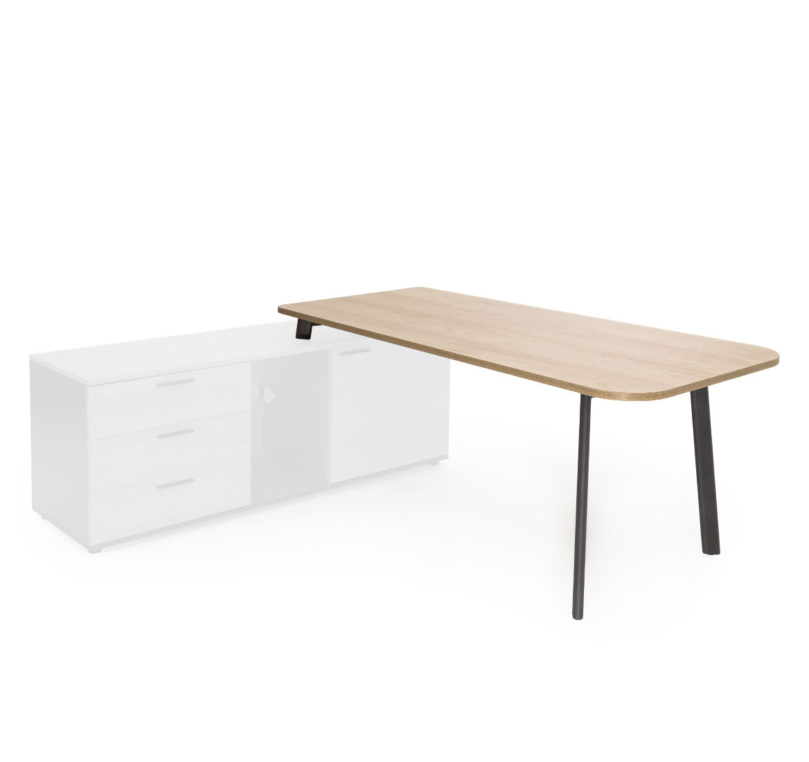 FLEX Стол приставной 178см