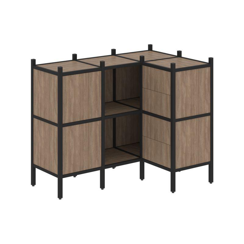 Loft Угловой внутренний стеллаж VR.L-28