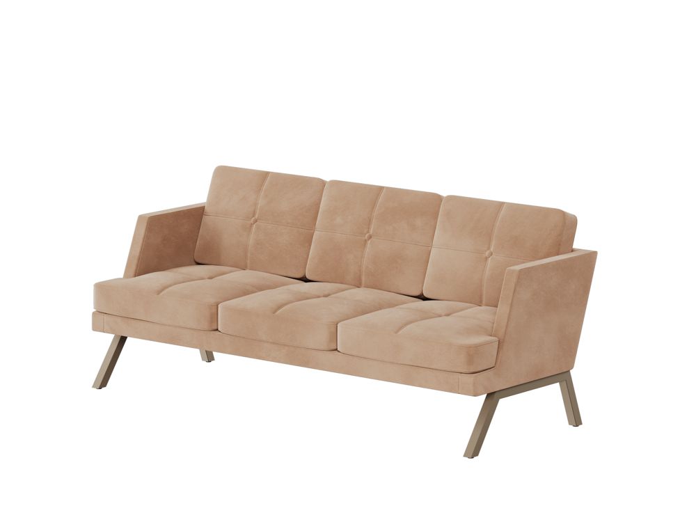 Aldo Диван трёхместный с декором из пуговиц ALDB-03L