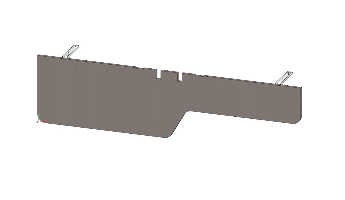 Фронталь для стола 1950 с брифингом (складская) JNS806