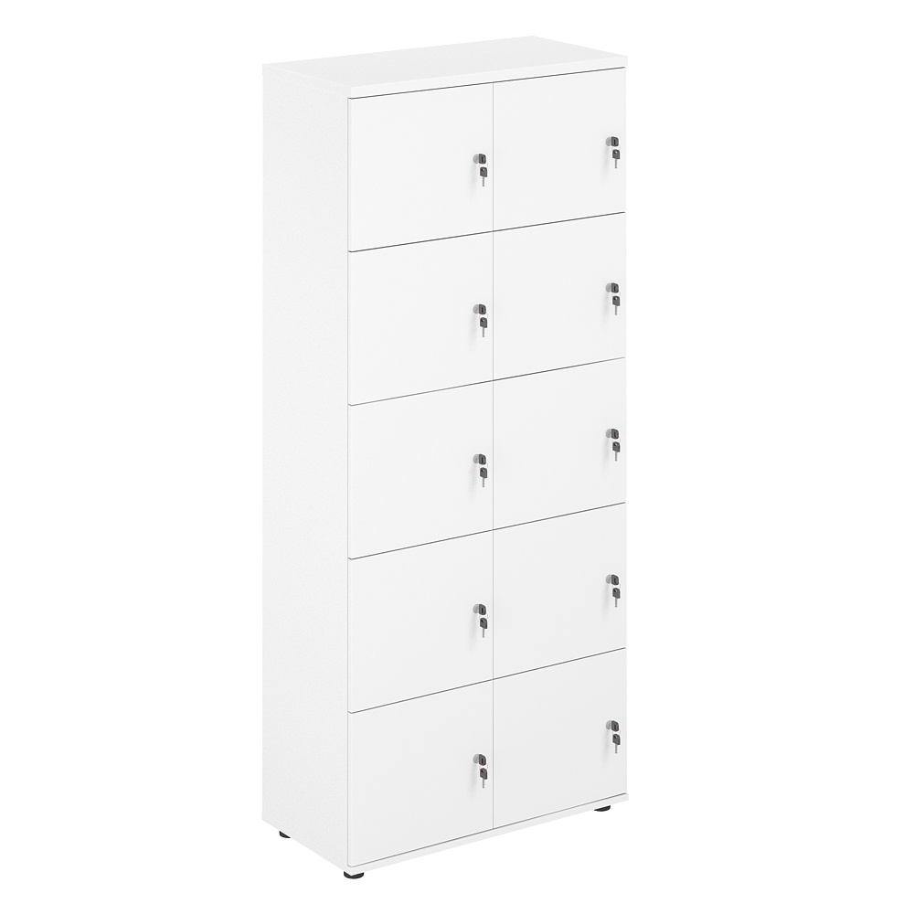 Локер 10 ячеек 800х400х1866 SG.820.WH.WH