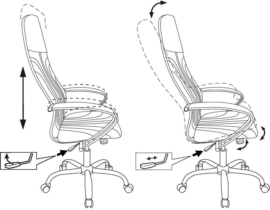Кресло руководителя Бюрократ CH-610SL
