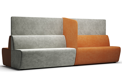 Модульный диван Utah Twin с высокой спинкой