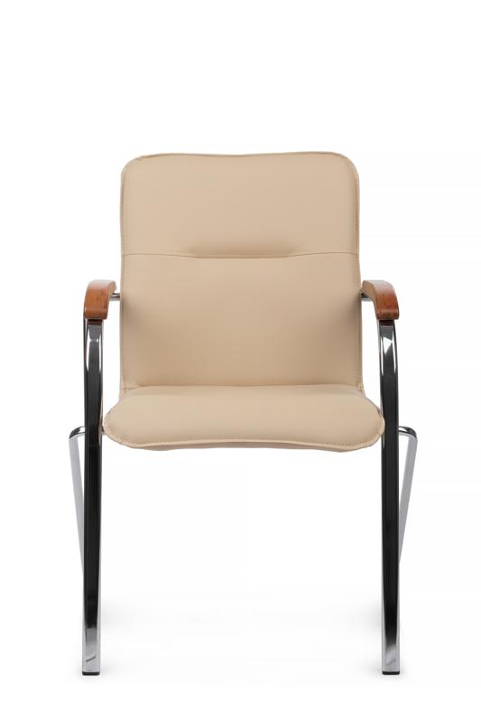 Стул Самба с деревянными подлокотниками SMB-02H Хром гальв.