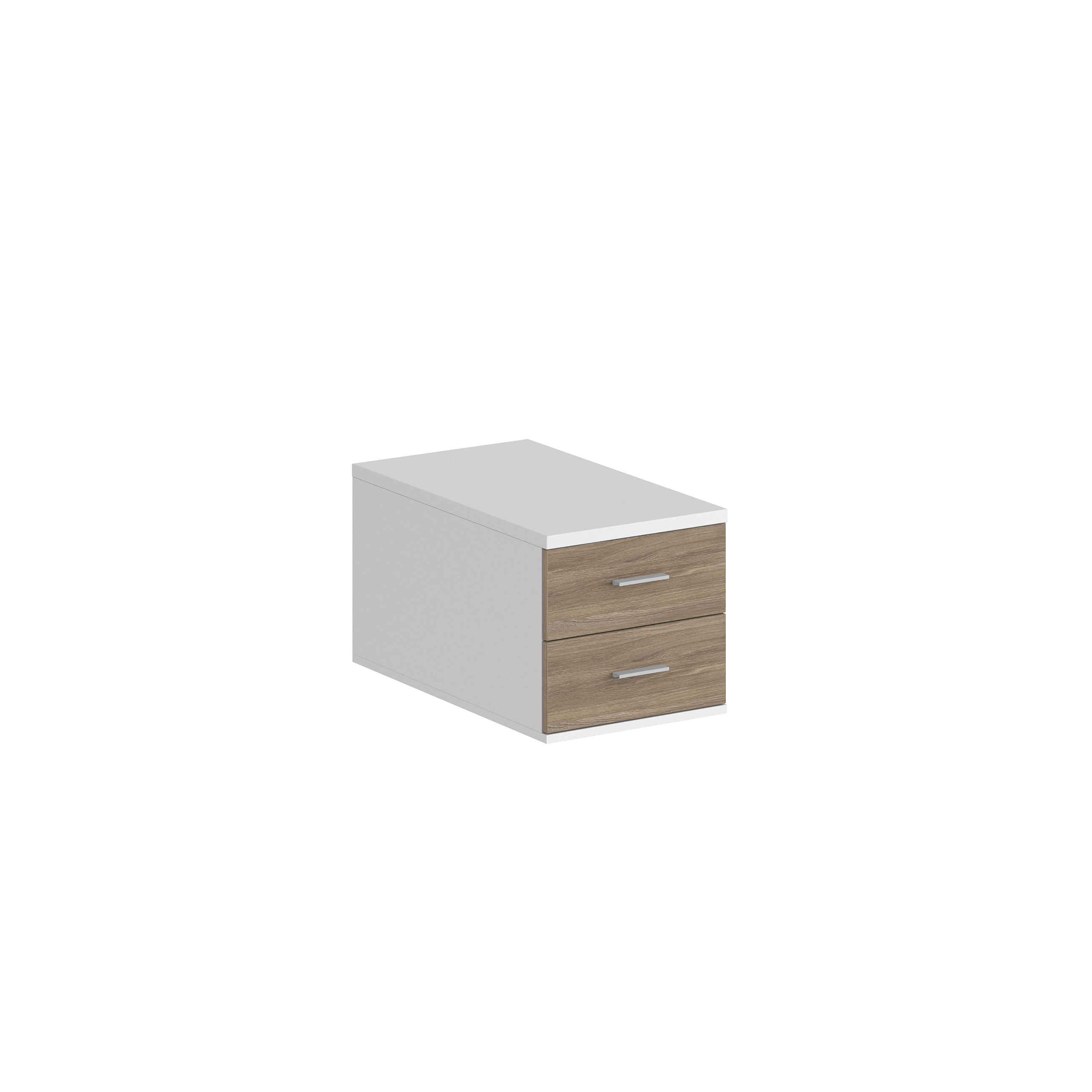 Подвесная тумба с 2 ящ., 800, 400х616х342 SG.538.WH.OD
