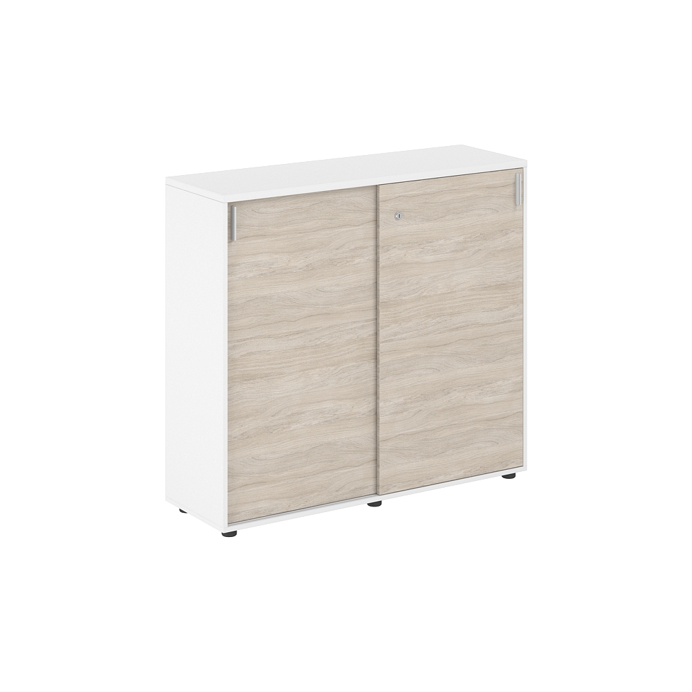 Шкаф купе 1238х400х1125 средний, с замком SG.711.WH.OL