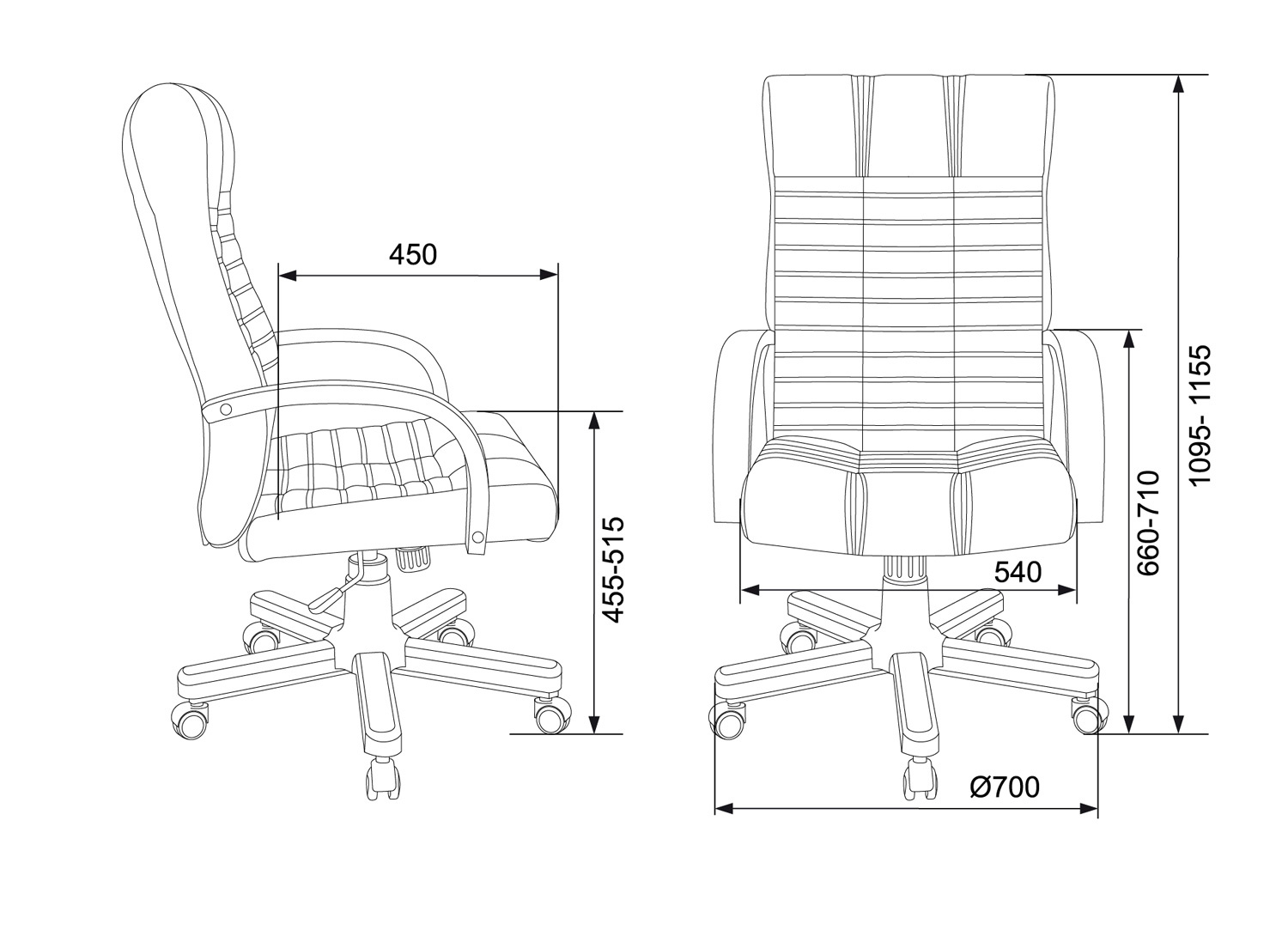 Кресло руководителя Бюрократ KB-10WALNUT