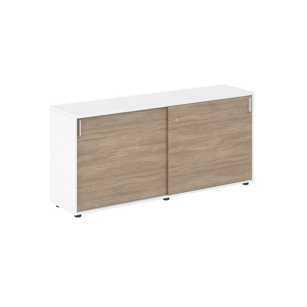 Шкаф купе 1638х400х750 низкий, с замком SG.703.WH.OD