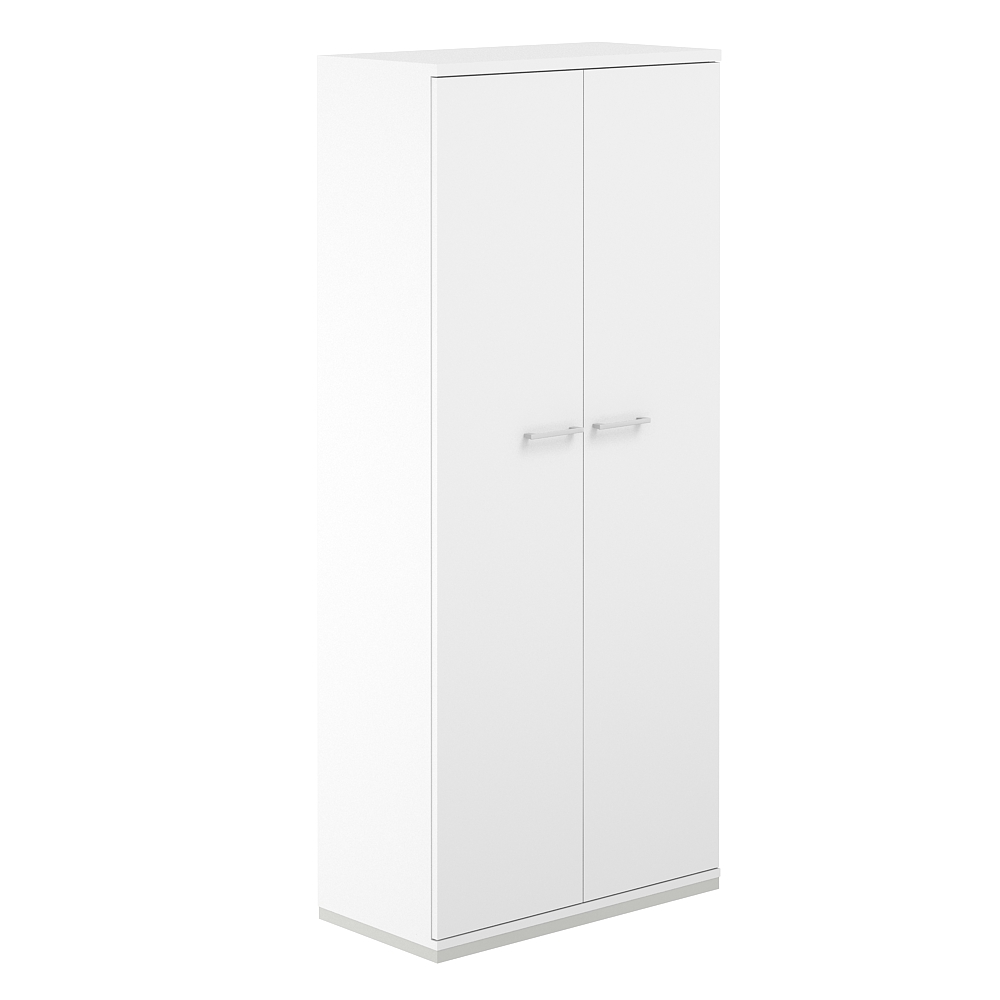 Гардероб 800х400х1833 AG.221.WH.WH.WH