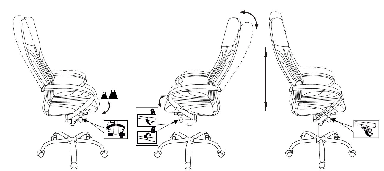 Кресло руководителя Бюрократ CH-610SL-Lux
