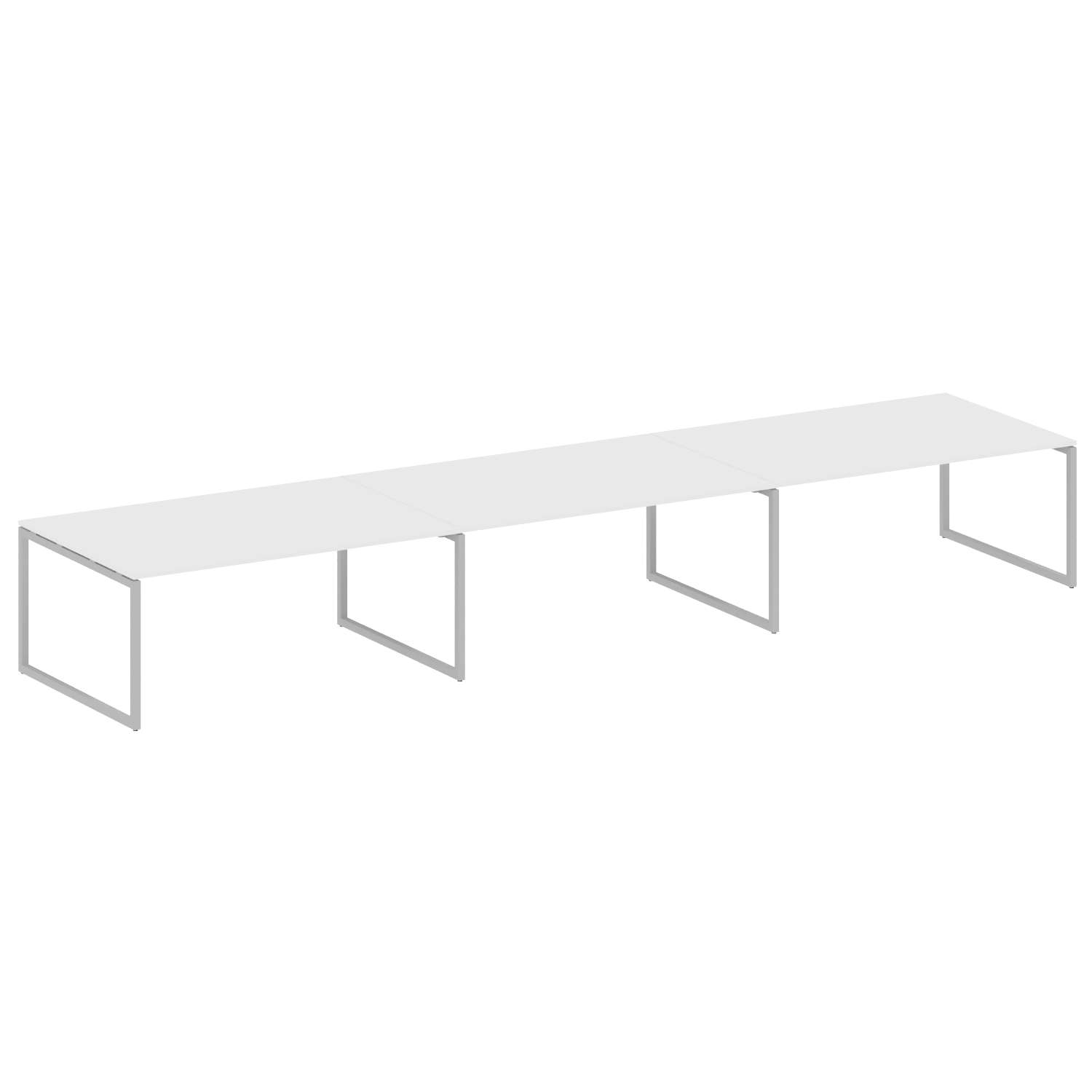 Metal System Quattro Перег. стол (3 столешницы) на О-оразном м/к 40БО.ПРГ-3.5