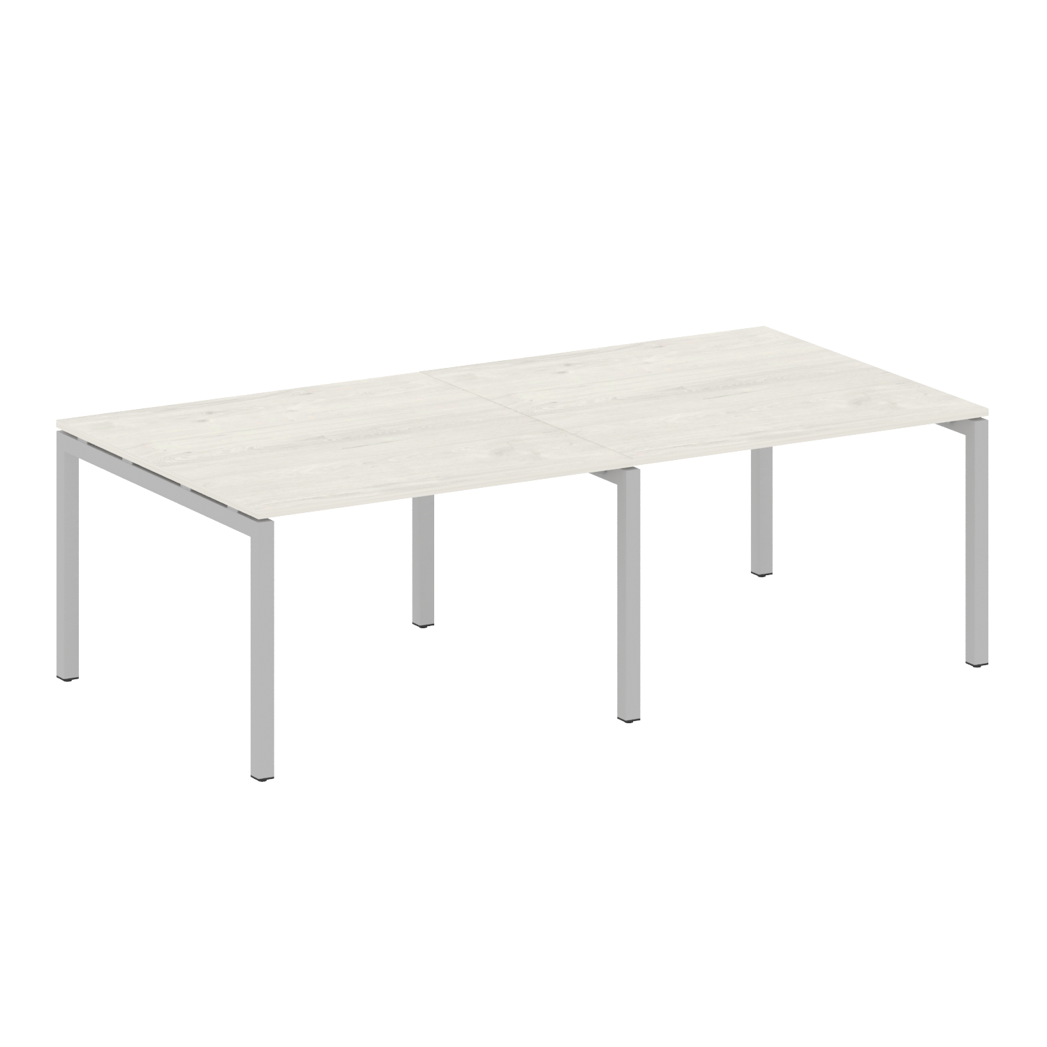 Metal System Quattro Переговорный стол (2 столешницы) на П-образном м/к 50БП.ПРГ-2.2