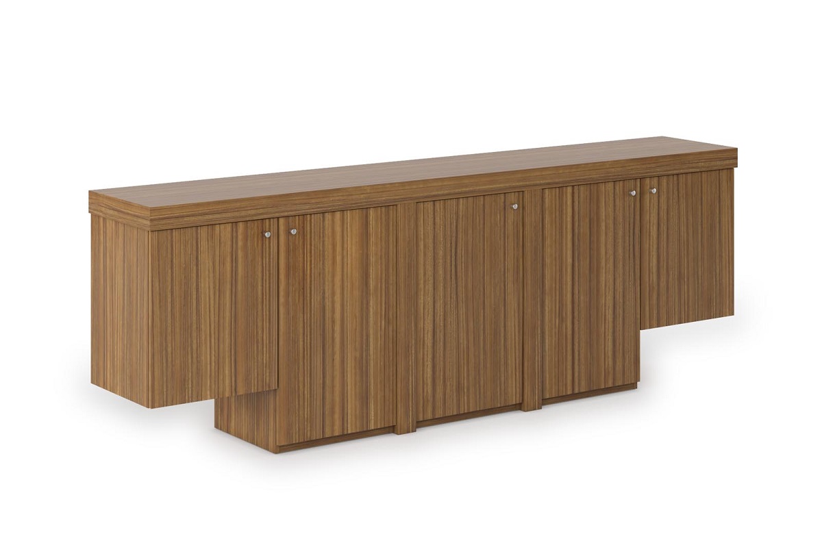 DAO Walnut Греденция с деревянными дверями DA 2691