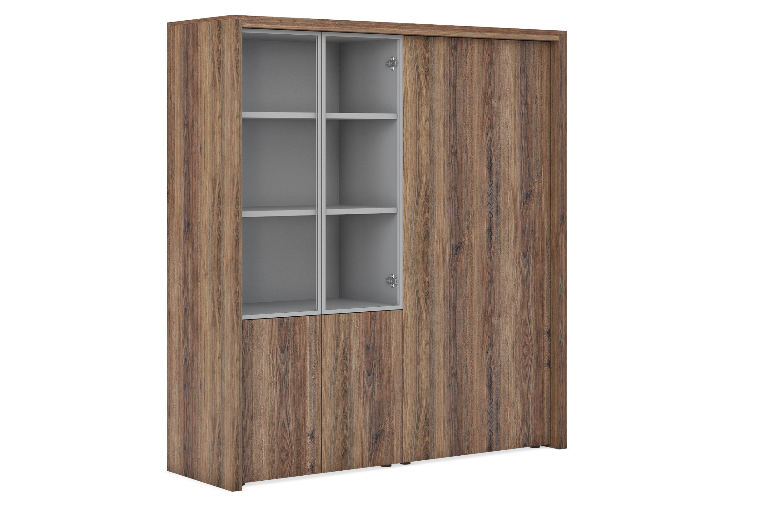 Шкаф комбинированный  и гардероб с декоративной обвязкой JR517.H3154