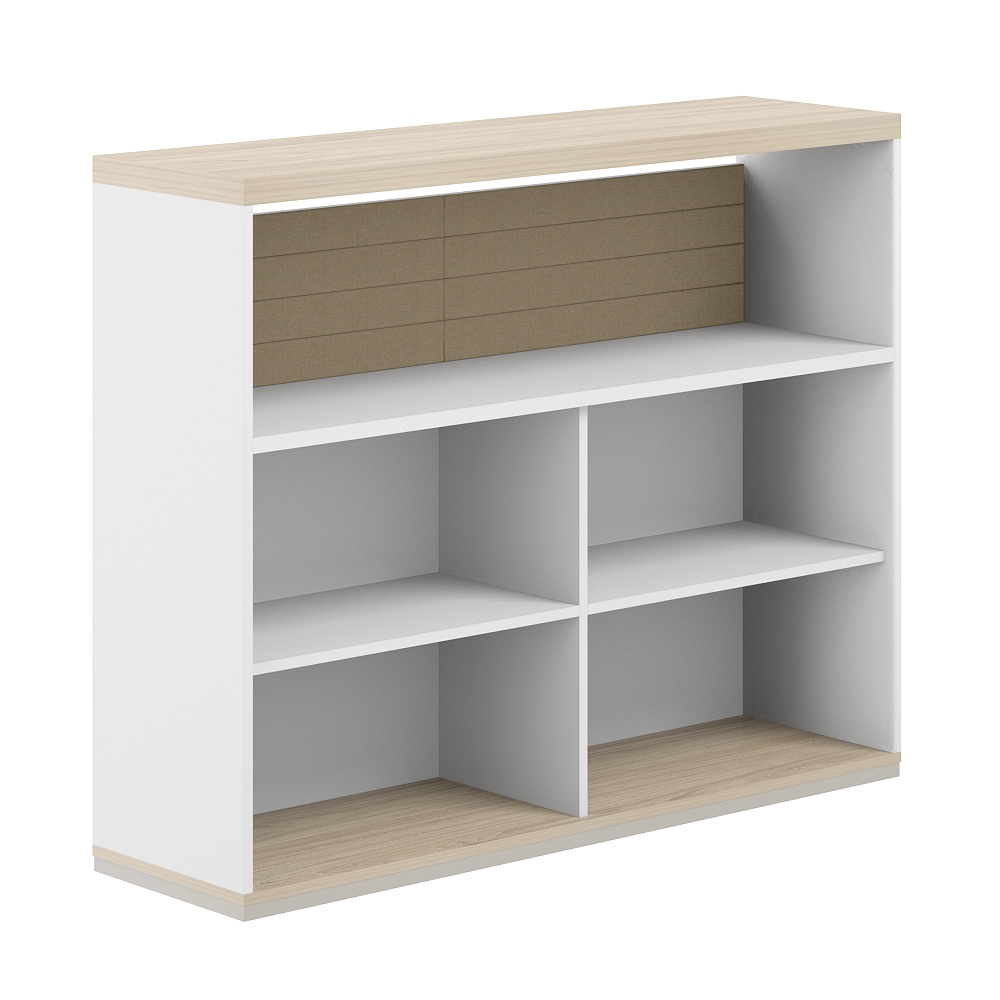 Стеллаж-комбо 1-стор. 1438 с топом, с экраном тканевым низким AG.252.302.652.BG