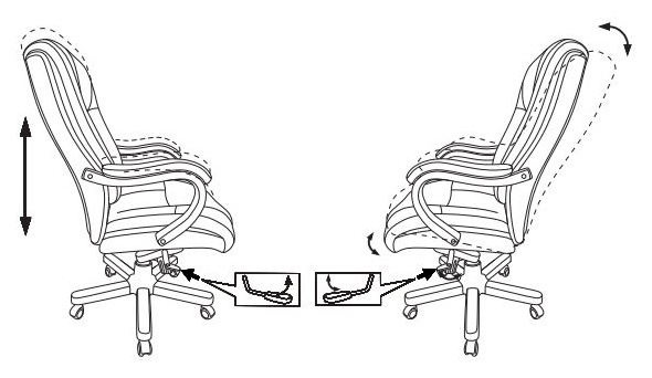 Кресло руководителя Бюрократ T-9925WALNUT
