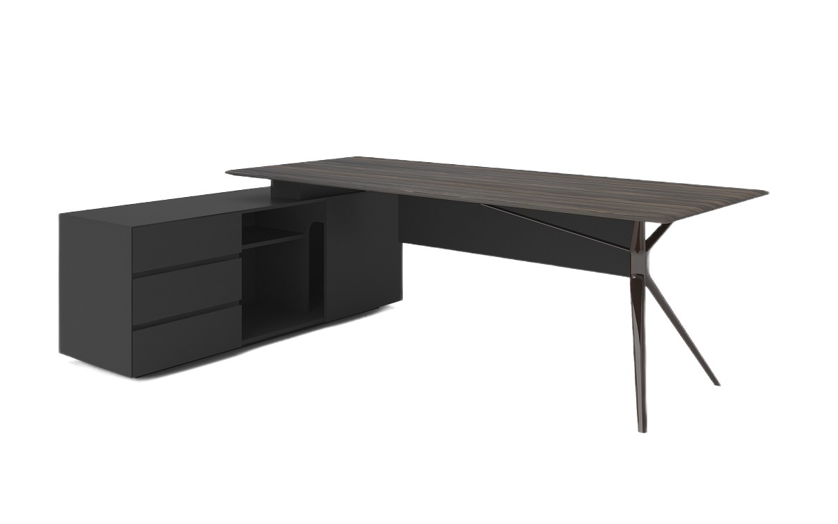 Cтол письменный с боковой тумбой левый 2,2 м WNS2216L