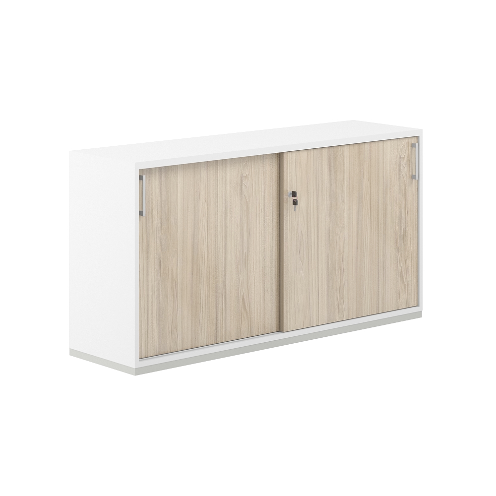 Шкаф-купе 2 ур. 1438х400х750 AG.242.WH.WH.AR