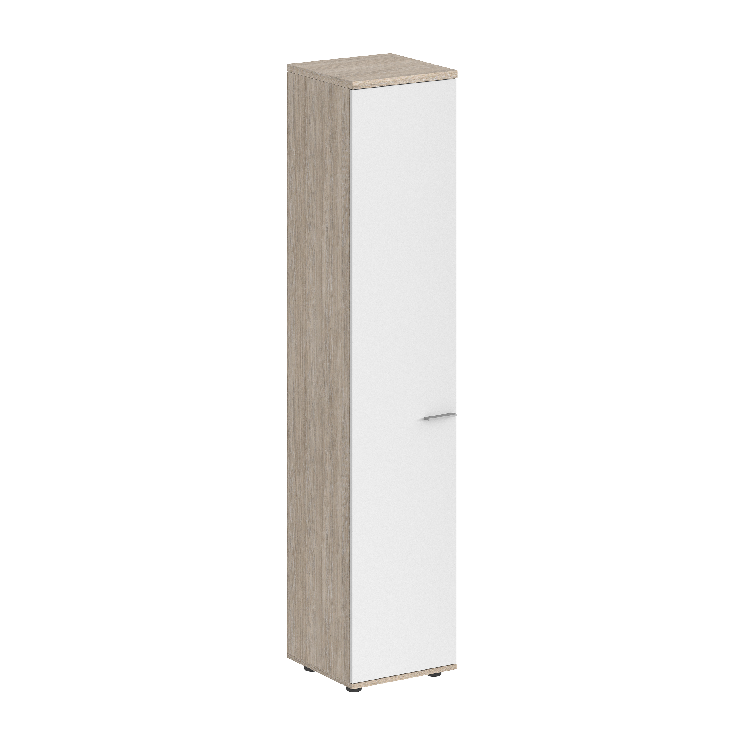 Шкаф высокий 400х400х1955, з.ст ЛДСП, левый SG.812.OL.WH.L