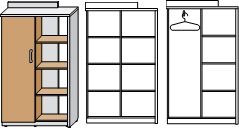 Шкаф К1 левый Комплект №1