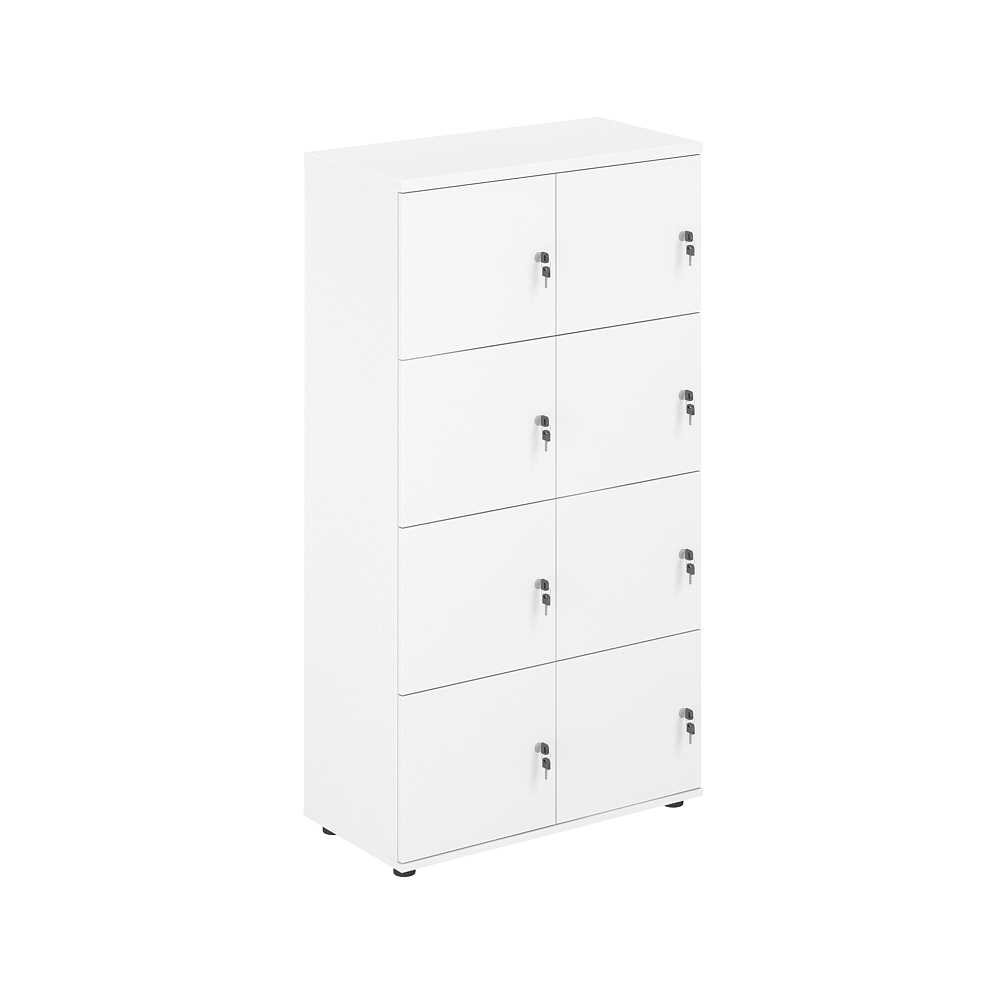 Локер 8 ячеек 800х400х1483 SG.819.WH.WH